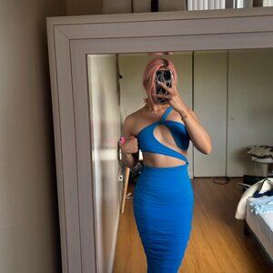 Oh Polly Women's Blue Dress